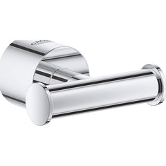 Grohe - Washroom Shelves, Soap Dishes & Towel Holders; Type: Robe Hook ; Material: Metal ; Length (Inch): 2-7/8 ; Width (Inch): 1 1/2 ; Depth (Inch): 2-7/8 ; Finish/Coating: Polished Chrome - Exact Tool & Supply