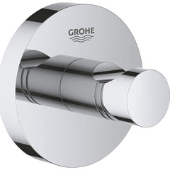 Grohe - Washroom Shelves, Soap Dishes & Towel Holders; Type: Robe Hook ; Material: Metal ; Length (Inch): 1-3/4 ; Width (Inch): 2-1/8 ; Depth (Inch): 1-3/4 ; Finish/Coating: Polished Chrome - Exact Tool & Supply