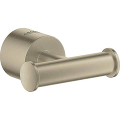 Grohe - Washroom Shelves, Soap Dishes & Towel Holders; Type: Robe Hook ; Material: Metal ; Length (Inch): 2-7/8 ; Width (Inch): 1 1/2 ; Depth (Inch): 2-7/8 ; Finish/Coating: Nickel - Exact Tool & Supply