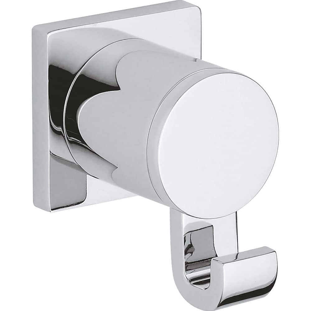 Grohe - Washroom Shelves, Soap Dishes & Towel Holders; Type: Robe Hook ; Material: Metal ; Length (Inch): 2-1/4 ; Width (Inch): 2 ; Depth (Inch): 2-1/4 ; Finish/Coating: Polished Chrome - Exact Tool & Supply