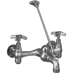 Fiat Products - Industrial & Laundry Faucets; Type: Service Sink Faucet ; Style: Transitional ; Design: Two Handle ; Handle Type: Cross ; Spout Type: Straight ; Mounting Centers: 8 (Inch) - Exact Tool & Supply