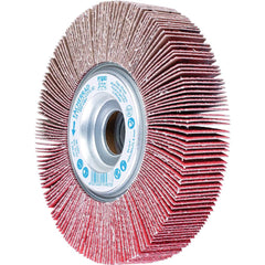 PFERD - Unmounted Flap Wheels; Abrasive Type: Coated ; Outside Diameter (Inch): 6 ; Face Width (Inch): 1 ; Center Hole Size (Inch): 1 ; Abrasive Material: Ceramic Oxide ; Grit: 60 - Exact Tool & Supply