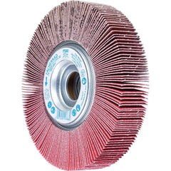 PFERD - Unmounted Flap Wheels; Abrasive Type: Coated ; Outside Diameter (Inch): 6 ; Face Width (Inch): 1 ; Center Hole Size (Inch): 1 ; Abrasive Material: Ceramic Oxide ; Grit: 80 - Exact Tool & Supply