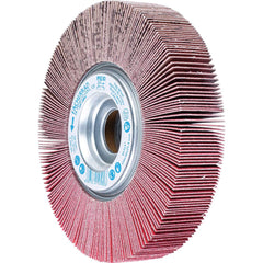 PFERD - Unmounted Flap Wheels; Abrasive Type: Coated ; Outside Diameter (Inch): 6 ; Face Width (Inch): 1 ; Center Hole Size (Inch): 1 ; Abrasive Material: Ceramic Oxide ; Grit: 120 - Exact Tool & Supply