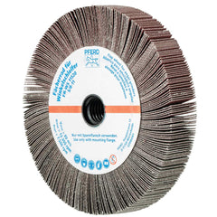 PFERD - Unmounted Flap Wheels; Abrasive Type: Coated ; Outside Diameter (Inch): 4-1/2 ; Face Width (Inch): 3/4 ; Center Hole Size (Inch): 5/8 ; Center Hole Thread Size: 5/8-11 ; Abrasive Material: Aluminum Oxide - Exact Tool & Supply