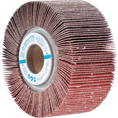 PFERD - Unmounted Flap Wheels; Abrasive Type: Coated ; Outside Diameter (Inch): 4 ; Face Width (Inch): 2 ; Center Hole Size (Inch): 1 ; Abrasive Material: Aluminum Oxide ; Grit: 60 - Exact Tool & Supply