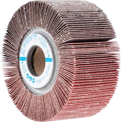 PFERD - Unmounted Flap Wheels; Abrasive Type: Coated ; Outside Diameter (Inch): 4 ; Face Width (Inch): 2 ; Center Hole Size (Inch): 1 ; Abrasive Material: Aluminum Oxide ; Grit: 80 - Exact Tool & Supply