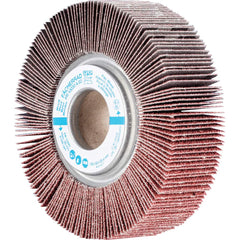 PFERD - Unmounted Flap Wheels; Abrasive Type: Coated ; Outside Diameter (Inch): 4 ; Face Width (Inch): 1 ; Center Hole Size (Inch): 1 ; Abrasive Material: Aluminum Oxide ; Grit: 60 - Exact Tool & Supply