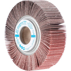 PFERD - Unmounted Flap Wheels; Abrasive Type: Coated ; Outside Diameter (Inch): 4 ; Face Width (Inch): 1 ; Center Hole Size (Inch): 1 ; Abrasive Material: Aluminum Oxide ; Grit: 120 - Exact Tool & Supply