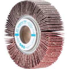 PFERD - Unmounted Flap Wheels; Abrasive Type: Coated ; Outside Diameter (Inch): 4 ; Face Width (Inch): 1 ; Center Hole Size (Inch): 1 ; Abrasive Material: Aluminum Oxide ; Grit: 40 - Exact Tool & Supply