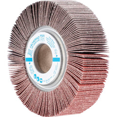 PFERD - Unmounted Flap Wheels; Abrasive Type: Coated ; Outside Diameter (Inch): 4 ; Face Width (Inch): 1 ; Center Hole Size (Inch): 1 ; Abrasive Material: Aluminum Oxide ; Grit: 80 - Exact Tool & Supply