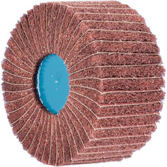PFERD - Unmounted Flap Wheels; Abrasive Type: Non-Woven ; Outside Diameter (Inch): 4 ; Face Width (Inch): 2 ; Center Hole Thread Size: 5/8-11 ; Abrasive Material: Aluminum Oxide ; Grit: 180 - Exact Tool & Supply