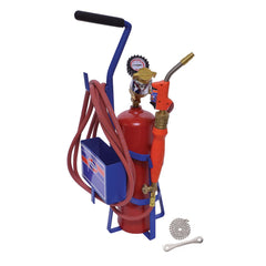 Made in USA - Propane & MAPP Torch Kits; Type: Air/Acetylene ; Fuel Type: Acetylene ; Contents: Welding Handle TH6; Fuel Gas Regulator RMC; Acetylene Tip T2A-5; Hoses H12; Carrying Stand 512; Tanks MC; R; Tank Key w/chain W05 ; Contents: Welding Handle T - Exact Tool & Supply