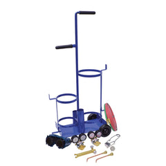 Made in USA - Oxygen/Acetylene Torch Kits; Type: Brazing & Welding Outfit ; Welding Capacity: 1/4 (Inch); Maximum Heating Capacity: 5600?F ; Contents: Welding Handle 71; Oxygen Regulator RO; Fuel Gas Regulator RB2; Welding Brazing Tip TYPE17-0; TYPE17-2; - Exact Tool & Supply