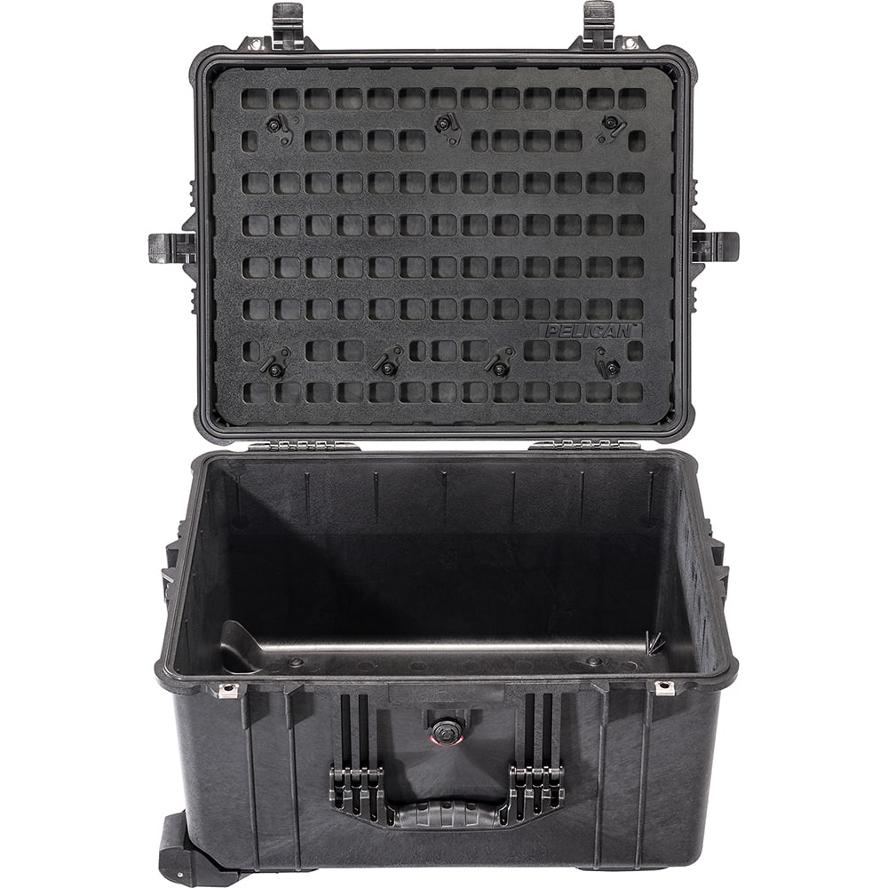 Pelican Products, Inc. - Tool Box Case & Cabinet Accessories; Type: Lid Organizer ; For Use With: Pelican 1610 Case ; Material Family: Plastic ; Material: Plastic ; Width (Inch): 10 ; Height (Inch): 20 - Exact Tool & Supply