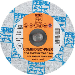 PFERD - Quick Change Discs; Disc Diameter (Inch): 3 ; Attaching System: Quick Change Type CDR ; Abrasive Type: Non-Woven ; Abrasive Material: Silicon Carbide ; Grade: Fine ; Backing Material: Cloth - Exact Tool & Supply