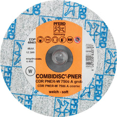 PFERD - Quick Change Discs; Disc Diameter (Inch): 3 ; Attaching System: Quick Change Type CDR ; Abrasive Type: Non-Woven ; Abrasive Material: Aluminum Oxide ; Grade: Coarse ; Backing Material: Cloth - Exact Tool & Supply