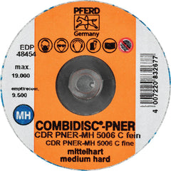 PFERD - Quick Change Discs; Disc Diameter (Inch): 2 ; Attaching System: Quick Change Type CDR ; Abrasive Type: Non-Woven ; Abrasive Material: Silicon Carbide ; Grade: Fine ; Backing Material: Cloth - Exact Tool & Supply