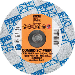 PFERD - Quick Change Discs; Disc Diameter (Inch): 3 ; Attaching System: Quick Change Type CDR ; Abrasive Type: Non-Woven ; Abrasive Material: Silicon Carbide ; Grade: Fine ; Backing Material: Cloth - Exact Tool & Supply