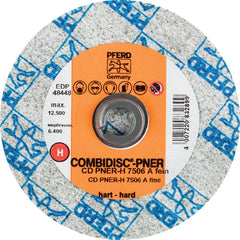 PFERD - Quick Change Discs; Disc Diameter (Inch): 3 ; Attaching System: Quick Change Type CD ; Abrasive Type: Non-Woven ; Abrasive Material: Aluminum Oxide ; Grade: Fine ; Backing Material: Cloth - Exact Tool & Supply