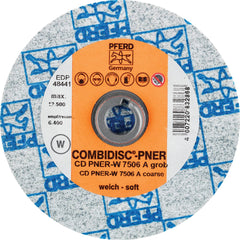 PFERD - Quick Change Discs; Disc Diameter (Inch): 3 ; Attaching System: Quick Change Type CD ; Abrasive Type: Non-Woven ; Abrasive Material: Aluminum Oxide ; Grade: Coarse ; Backing Material: Cloth - Exact Tool & Supply