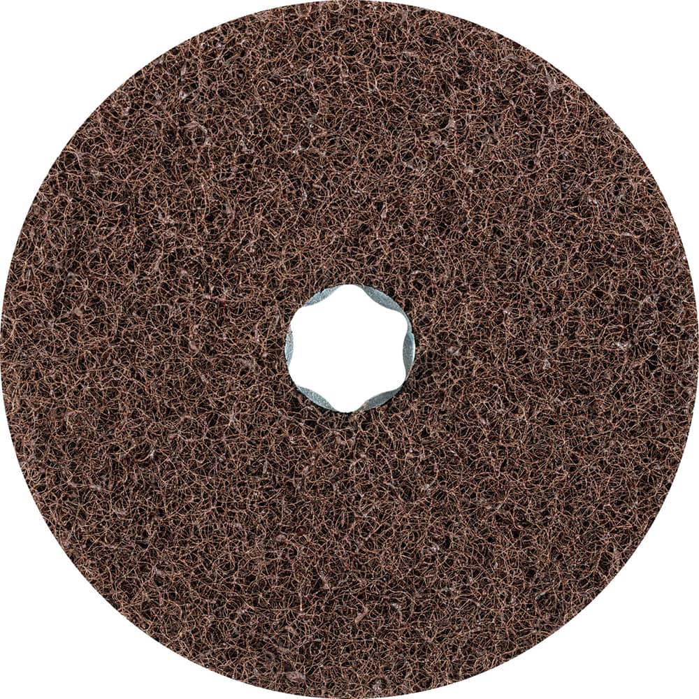 PFERD - Quick Change Discs; Disc Diameter (Inch): 5 ; Attaching System: COMBICLICK ; Abrasive Type: Non-Woven ; Abrasive Material: Aluminum Oxide ; Grade: Medium ; Grit: 100 - Exact Tool & Supply