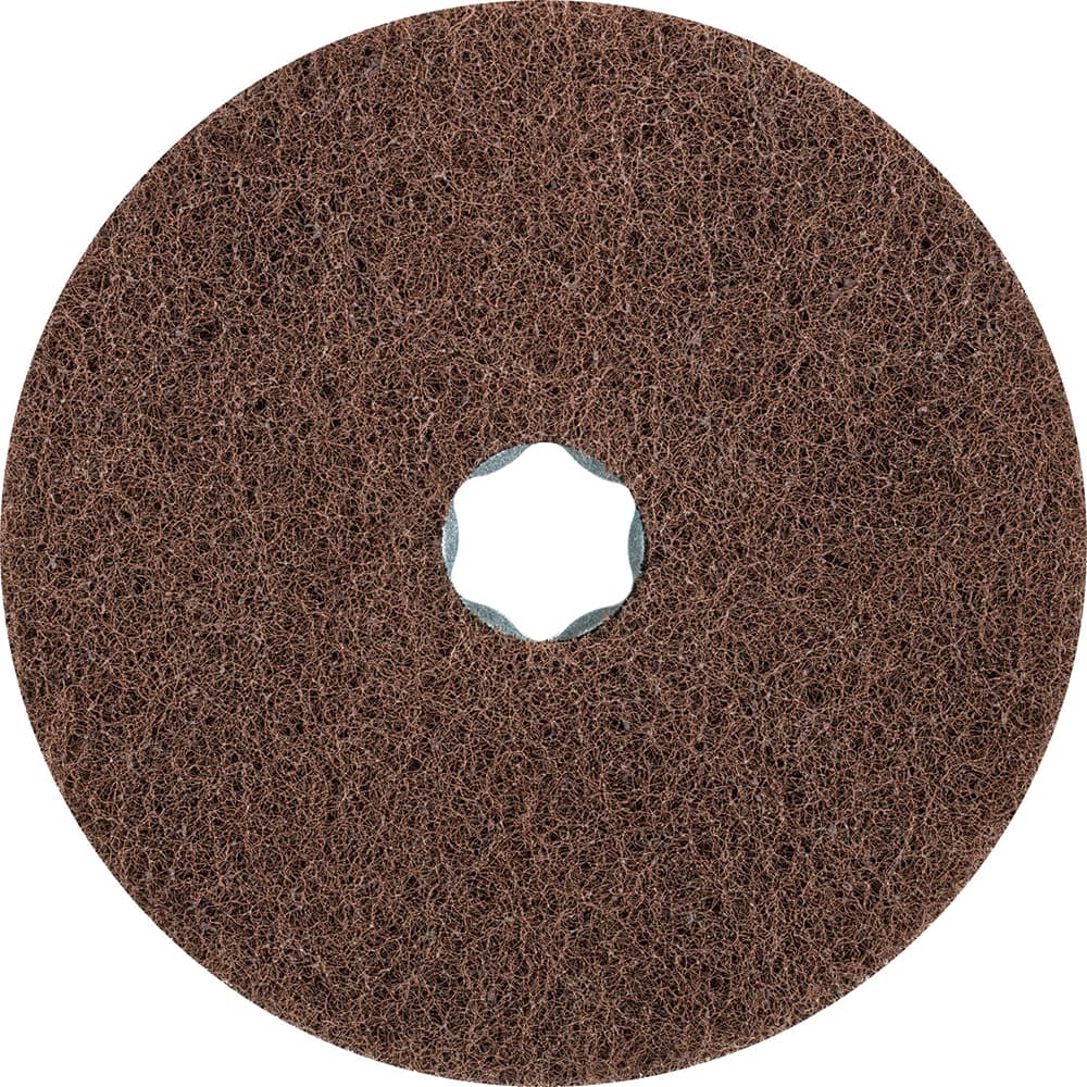 PFERD - Quick Change Discs; Disc Diameter (Inch): 5 ; Attaching System: COMBICLICK ; Abrasive Type: Non-Woven ; Abrasive Material: Aluminum Oxide ; Grade: Fine ; Grit: 180 - Exact Tool & Supply