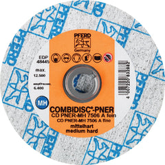 PFERD - Quick Change Discs; Disc Diameter (Inch): 3 ; Attaching System: Quick Change Type CD ; Abrasive Type: Non-Woven ; Abrasive Material: Aluminum Oxide ; Grade: Fine ; Backing Material: Cloth - Exact Tool & Supply