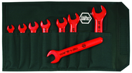 Insulated Open End Inch Wrench 8 Piece Set Includes: 5/16" - 3/4" In Canvas Pouch - Exact Tool & Supply