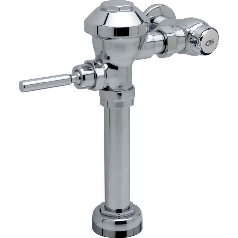 Zurn - Manual Flush Valves; Style: Manual ; Gallons Per Flush: 3.5 ; Pipe Size: 1-1/2" (Inch); Spud Coupling Size: 1-1/2 (Inch) - Exact Tool & Supply
