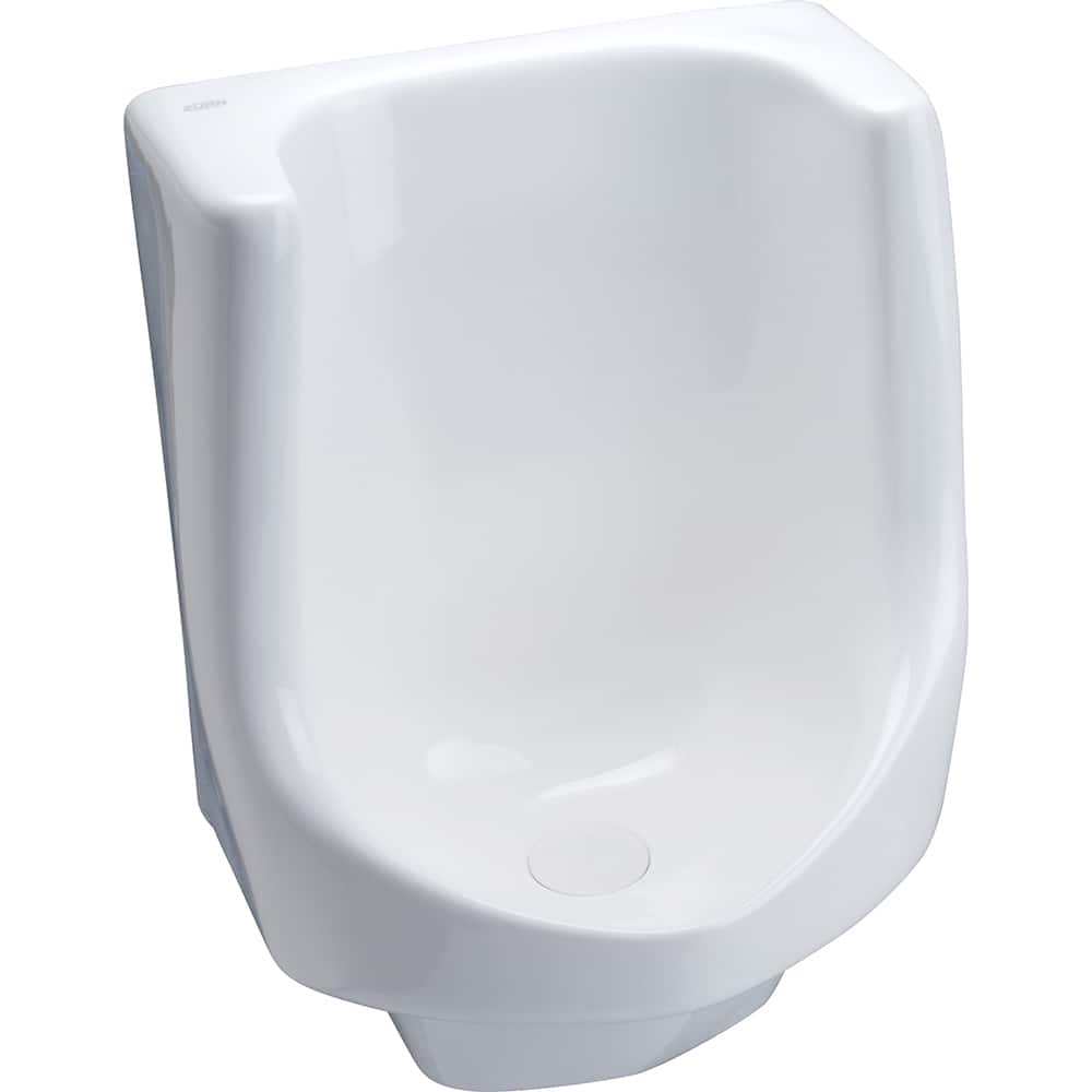 Zurn - Urinals & Accessories; Type: Waterless Urinal ; Color: White ; Gallons Per Flush: 0 ; Litres Per Flush: 0 ; Height (Inch): 26-3/4 ; Width (Inch): 19.00 - Exact Tool & Supply