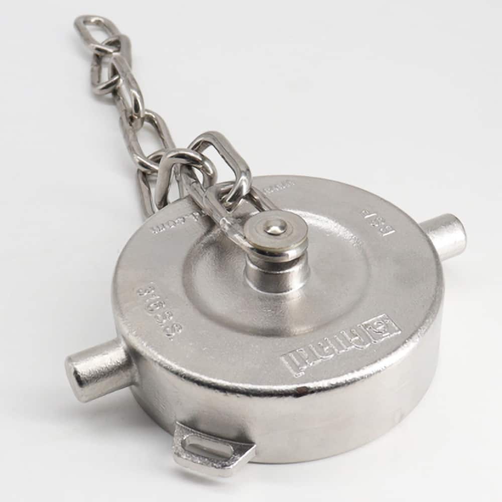 Guardian Worldwide - Suction & Discharge Hose Couplings; Type: Dust Cap with Chain and Seal ; Coupling Descriptor: BSP Dust Cap ; Coupler Size: 3/4 (Inch); Thread Size: 3/4 ; Material: 316 Stainless Steel ; Style: DC - Exact Tool & Supply