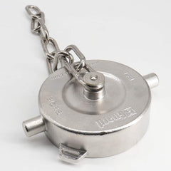 Guardian Worldwide - Suction & Discharge Hose Couplings; Type: Dust Cap with Chain and Seal ; Coupling Descriptor: BSP Dust Cap ; Coupler Size: 3/4 (Inch); Thread Size: 3/4 ; Material: 316 Stainless Steel ; Style: DC - Exact Tool & Supply