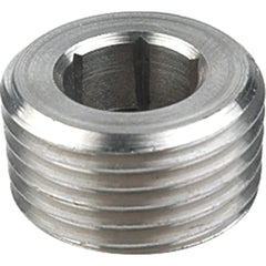 Guardian Worldwide - Stainless Steel Pipe Fittings; Type: Hexagon Socket Plug ; Fitting Size: 1 ; End Connections: MNPT ; Material Grade: 316 ; Pressure Rating (psi): 150 ; Length (Inch): 3/4 - Exact Tool & Supply