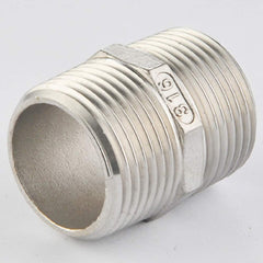 Guardian Worldwide - 1 Male 1 Female NPT Industrial Pipe Hexagon Nipple - Exact Tool & Supply