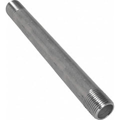 Guardian Worldwide - Stainless Steel Pipe Nipples & Pipe; Style: Threaded ; Pipe Size: 3/8 (Inch); Length (Inch): 5-1/2 ; Material Grade: 304/304L ; Schedule: 40 - Exact Tool & Supply