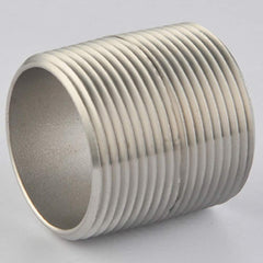 Guardian Worldwide - Stainless Steel Pipe Nipples & Pipe; Style: Threaded ; Pipe Size: 2 (Inch); Length (Inch): 2 ; Material Grade: 304/304L ; Schedule: 40 - Exact Tool & Supply