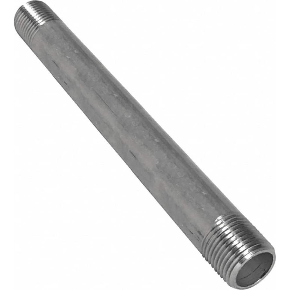 Guardian Worldwide - Stainless Steel Pipe Nipples & Pipe; Style: Threaded ; Pipe Size: 3/8 (Inch); Length (Inch): 48 ; Material Grade: 304/304L ; Schedule: 80 - Exact Tool & Supply