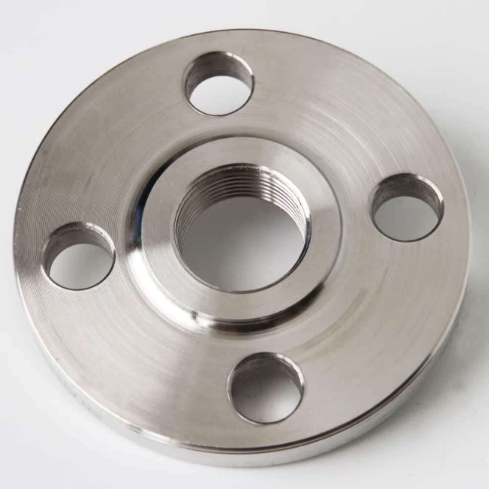 Guardian Worldwide - Stainless Steel Pipe Flanges; Style: Threaded ; Pipe Size: 3/4 (Inch); Outside Diameter (Inch): 3.88 ; Material Grade: 304 ; Distance Across Bolt Hole Centers: 2-3/4 (Inch); Number of Bolt Holes: 4.000 - Exact Tool & Supply