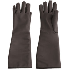 ‎202-1019/S CE Fabric Gloves - Temp-Gard Extreme Temperature Gloves - Elbow Length - Liq-Proof Silicone Fabric - Exact Tool & Supply