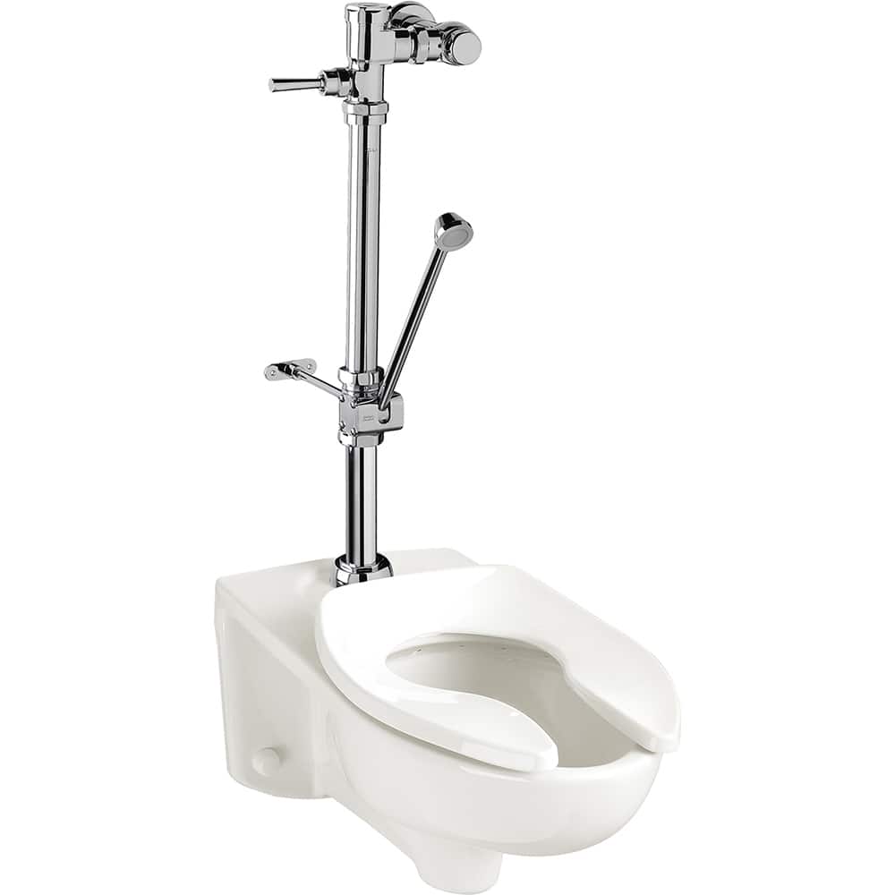 American Standard - Manual Flush Valves; Style: Urinal ; Gallons Per Flush: 1.28 ; Pipe Size: 1-1/2 (Inch); Spud Coupling Size: 1-1/2 (Inch) - Exact Tool & Supply