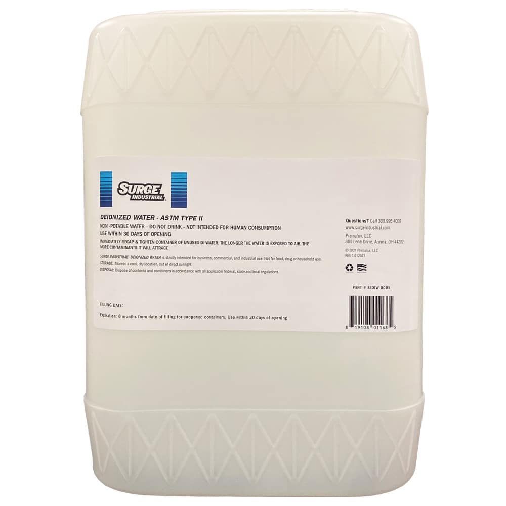 Surge Industrial - All-Purpose Cleaners & Degreasers; Type: Cleaning/Cooling & Lubrication; Rinse Agent; Additive ; Container Type: 5 Gal. Pail ; Container Size: 5 Gal. ; Scent: None ; Form: Liquid ; Disinfectant: No - Exact Tool & Supply