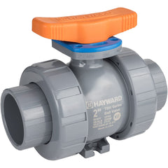 Hayward - Ball Valves; Type: Z-Ball Valve ; Pipe Size (mm): 12.70 ; Pipe Size (Inch): 1/2 ; Tube Outside Diameter (Inch): 1/2 ; Material: CPVC ; Style: True Union - Exact Tool & Supply