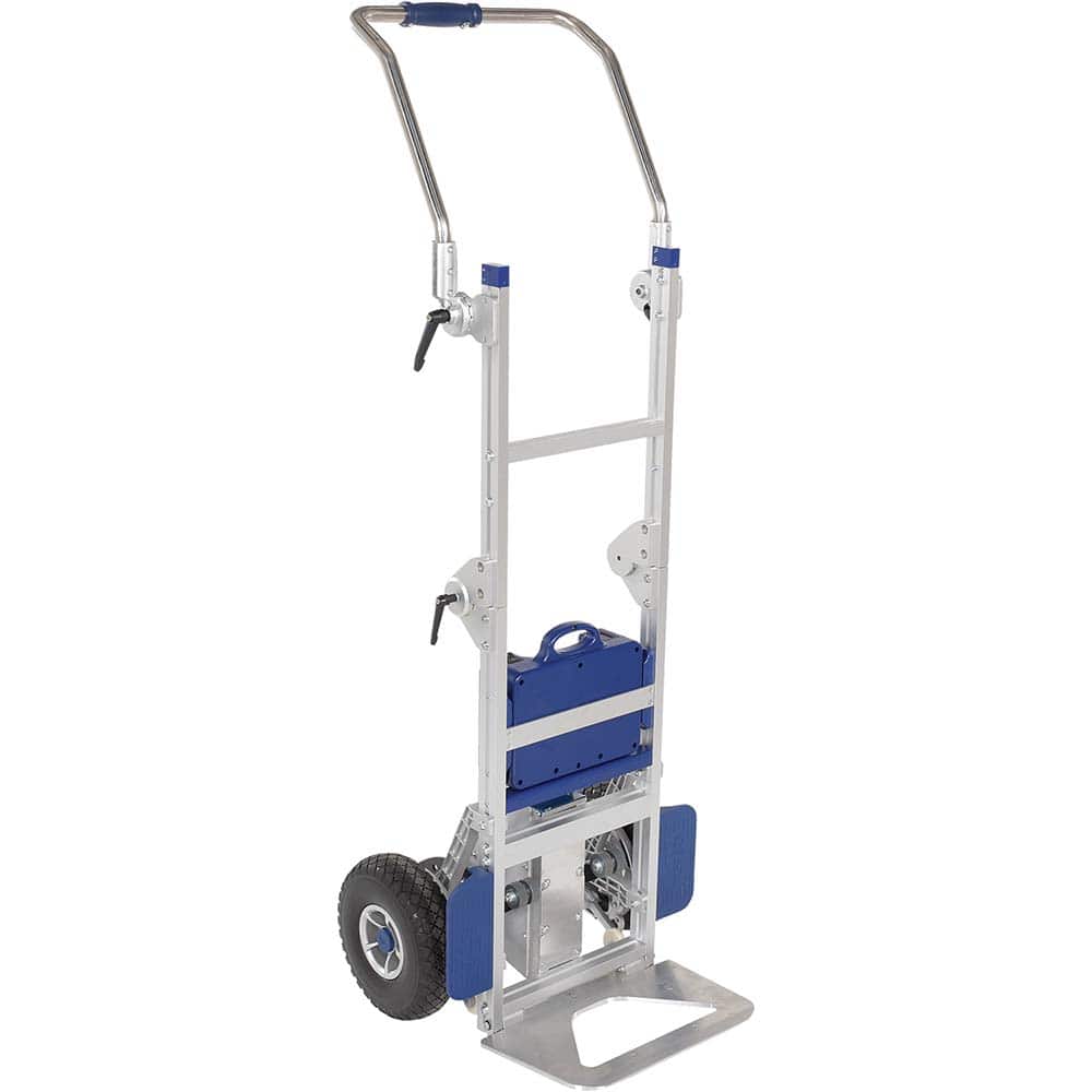 Vestil - Hand Trucks; Type: Stair Climber ; Load Capacity (Lb.): 350.000 ; Handle Type: Ergonomic ; WheelType: Poly ; Overall Height (Inch): 61 ; Material: Aluminum - Exact Tool & Supply