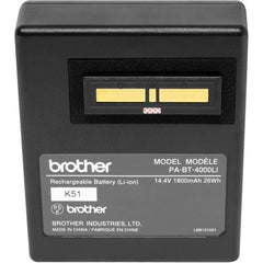 Brother - Label Maker & Tape Accessories; Type: Battery ; For Use With: PT-D800W; PT-E800W; PT-P900; RJ-4030; RJ-4040; TD-2120N; TD-2130N; TD-2130NHC; PT-P900W; PT-P950NW Printers and PT-D800W Label Maker - Exact Tool & Supply