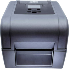 Brother - Electronic Label Makers; Type: Desktop Printer ; Accessories: 300m Ink Ribbon and 8in OD Media Roll with Optional External Media Roll Holder ; Power Source: 24V DC 3.75A Auto Ranging Power Supply ; Resolution: 203 ; Contents: Printer; USB Cable - Exact Tool & Supply