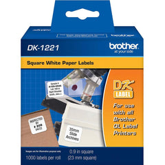 Brother - Labels, Ribbons & Tapes; Type: Label ; Color: Black on White ; For Use With: Brother QL-1050; QL-1060N; QL-1100; QL-1110NWB; QL-500; QL-700; QL-710W; QL-720NW; QL-800; QL-810W; QL-820NWB; QL-1050N; QL-550; QL-570; QL-570VM; QL-580N; QL-650TD La - Exact Tool & Supply