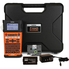 Brother - Electronic Label Makers; Type: Handheld Labeling Tool ; Power Source: 12V DC 2A Auto Ranging Power Supply; Rechargeable Lithium-Ion Battery ; Resolution: 180 ; Contents: Label Printer; 8 m Tape (TZeFX231); Rechargeable Lithium-Ion Battery (BA-E - Exact Tool & Supply