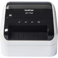 Brother - Electronic Label Makers; Type: Label Printer ; Power Source: 120V AC 60Hz ; Resolution: 300 x 300 ; Contents: Software; USB Cable; AC Adapter; Quick Setup Guide; Documentation; Starter Rolls - (41) Die-Cut Large Shipping Labels (DK-1247); 2.4 i - Exact Tool & Supply