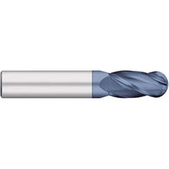 Titan USA - Ball End Mills; Mill Diameter (mm): 11.00 ; Mill Diameter (Decimal Inch): 0.4331 ; Number of Flutes: 4 ; Length of Cut (mm): 25.0000 ; Length of Cut (Decimal Inch): 0.9843 ; Material: Solid Carbide - Exact Tool & Supply